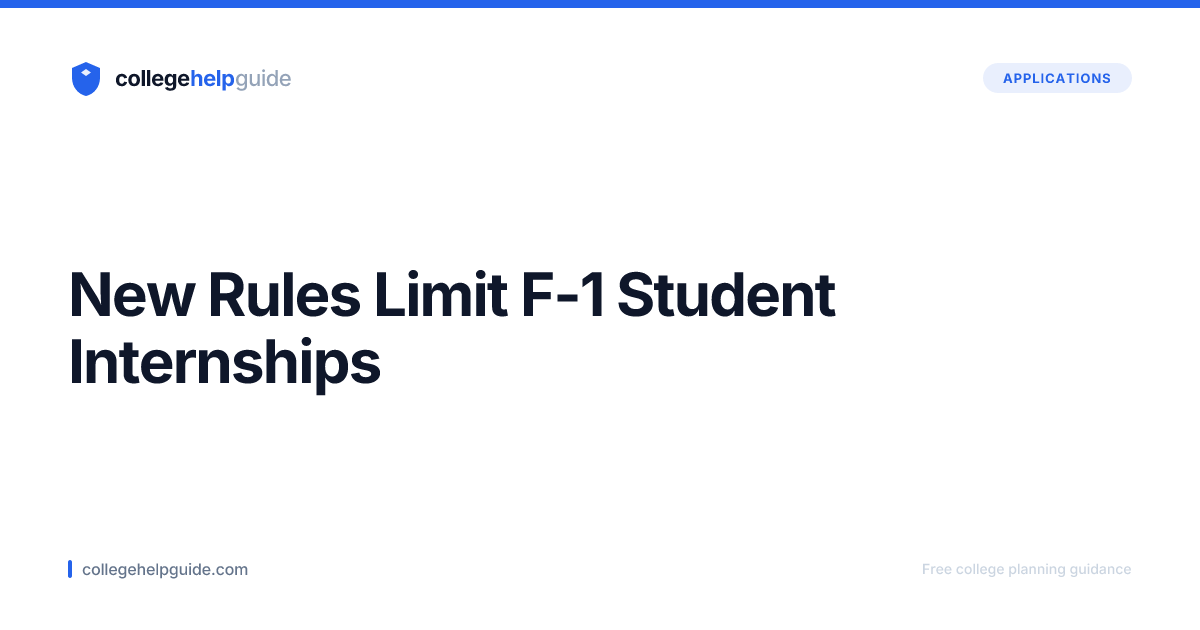 F-1 CPT Restrictions 2026: What International Students Must Know