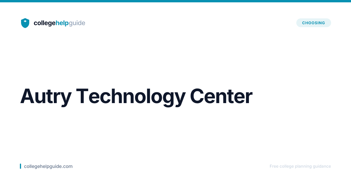 Autry Technology Center | CollegeHelpGuide
