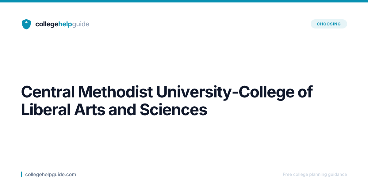 Central Methodist University-College of... | CollegeHelpGuide