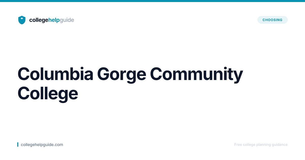 Columbia Gorge Community College | CollegeHelpGuide