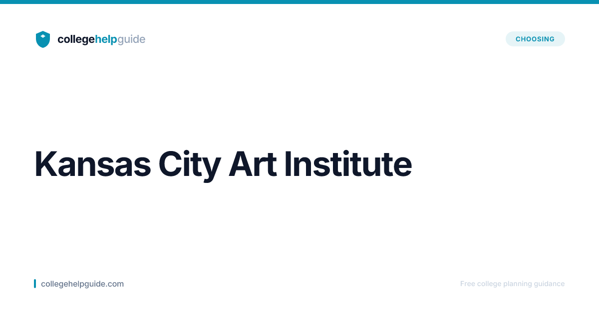 Kansas City Art Institute | CollegeHelpGuide