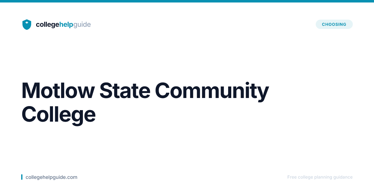 Motlow State Community College | CollegeHelpGuide