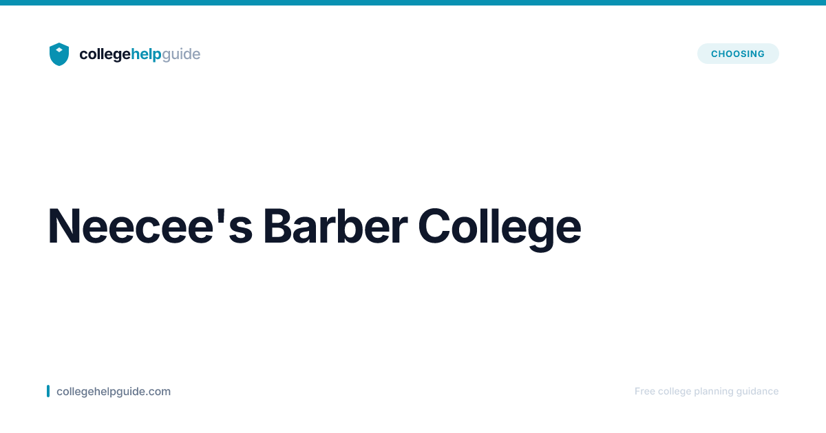 Neecee's Barber College | CollegeHelpGuide