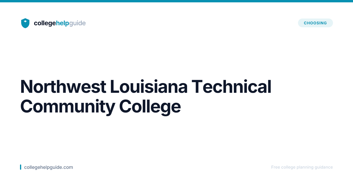 Northwest Louisiana Technical Community... | CollegeHelpGuide