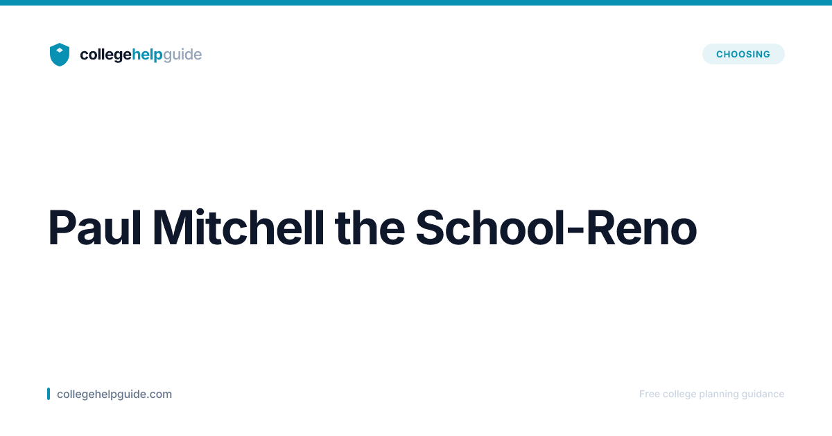 Paul Mitchell the School-Reno | CollegeHelpGuide