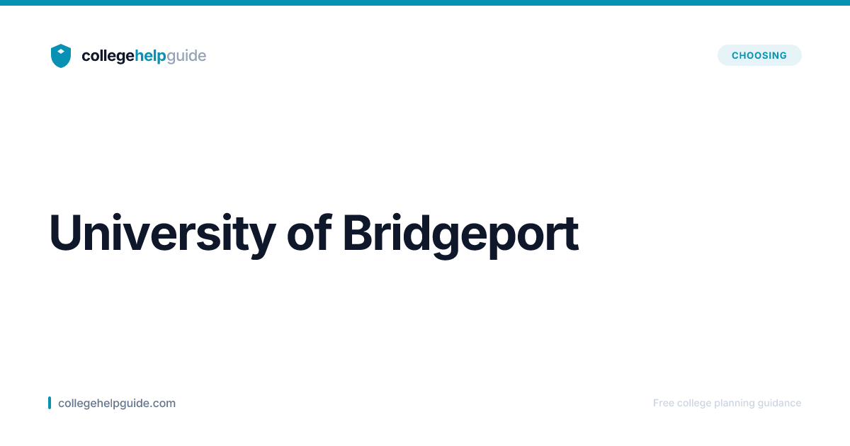 University of Bridgeport | CollegeHelpGuide
