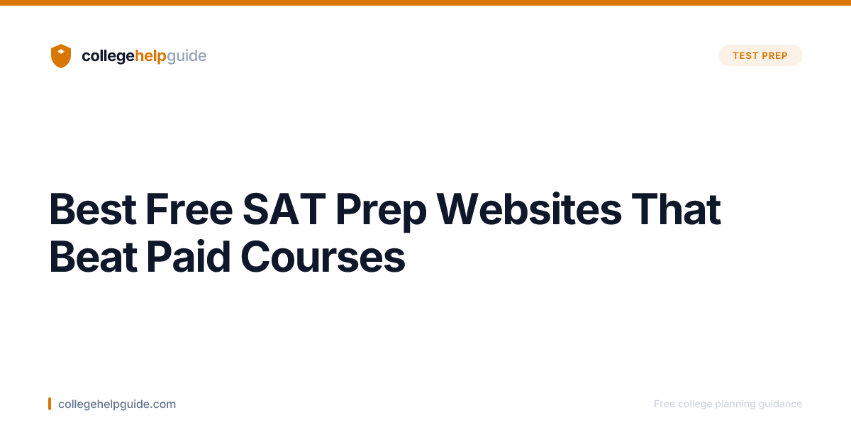 Best Free SAT Prep Websites That Beat Paid Courses | CHG